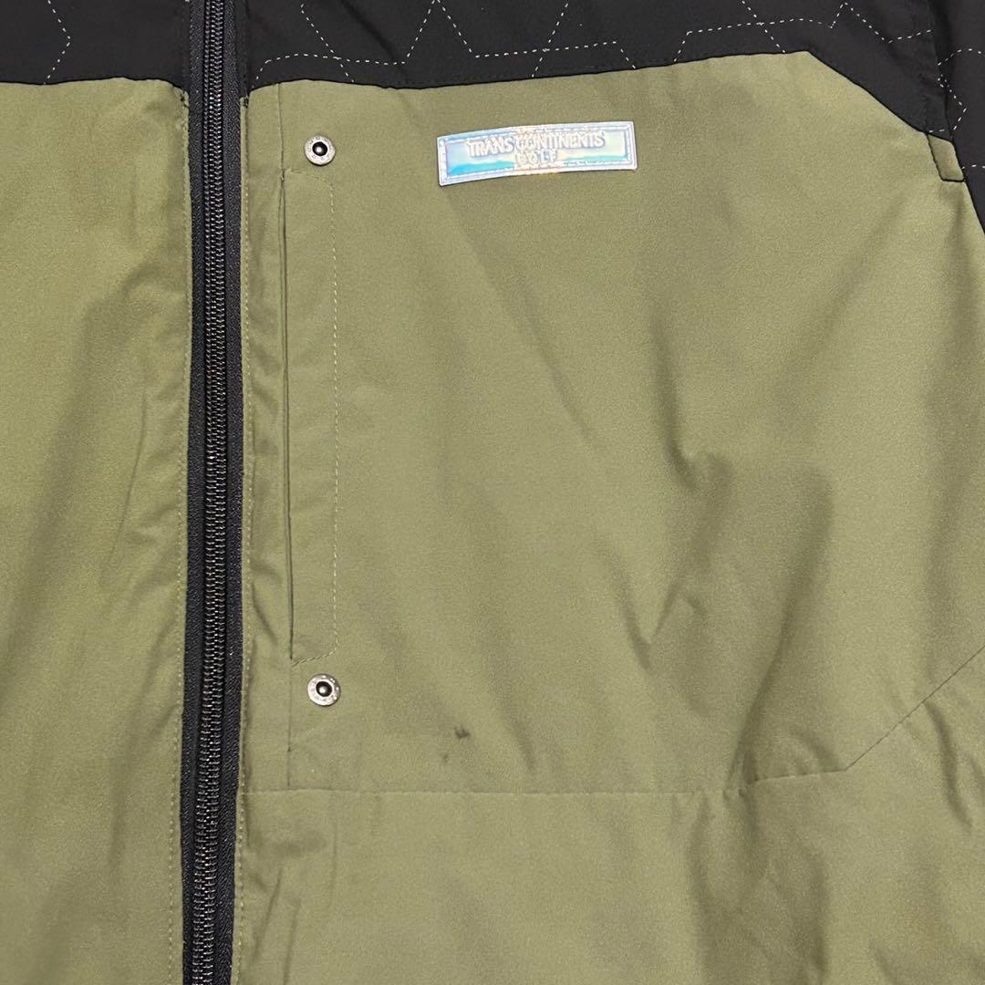 トランスコンチネンツ ゴルフ 中綿 キルティング セットアップ サイズ3L