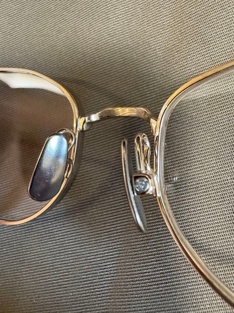 極上美品　金子眼鏡KM-93 メガネ BWG フルチタン