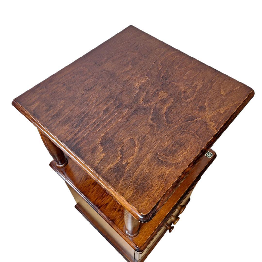 ニチハン 電話台 昭和レトロ アンティーク インテリア 木製 引き出し