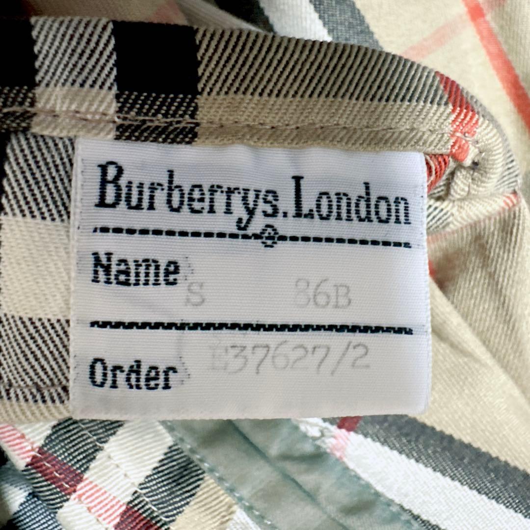 Burberrys バーバリーズ ステンカラーコート ノバチェック　玉虫色