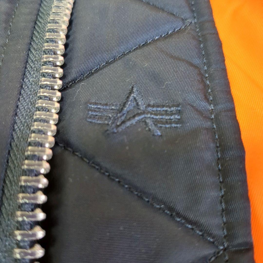 アルファ MAー1 ネイビー フライトジャケット ミリタリー リバーシブル M