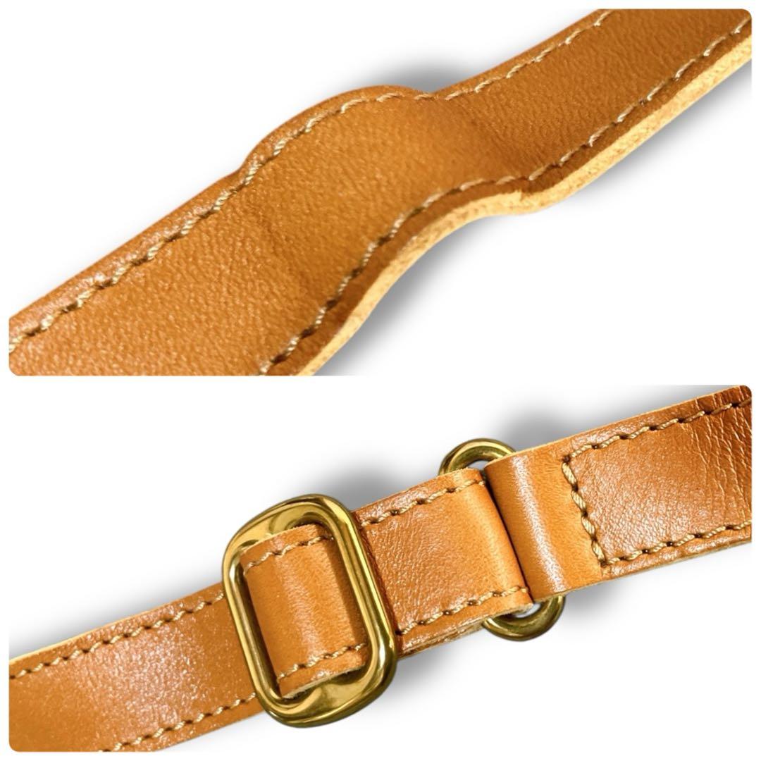 フェリージ イタリア製 斜め掛け可 オールレザー ショルダーバッグ ブラウン