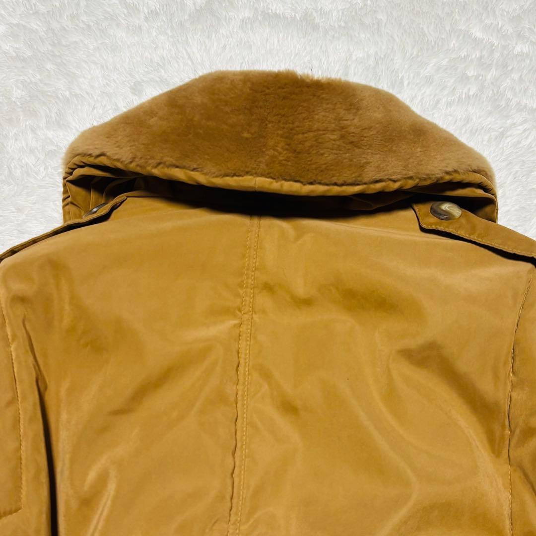 美品 MaxMara 最高級 白タグ コート テディベアコート ベルト 女優襟