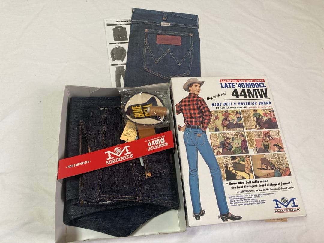 デットMAVERICKマーベリック 44MW 復刻箱入ジーンズK1441-80 - メルカリ