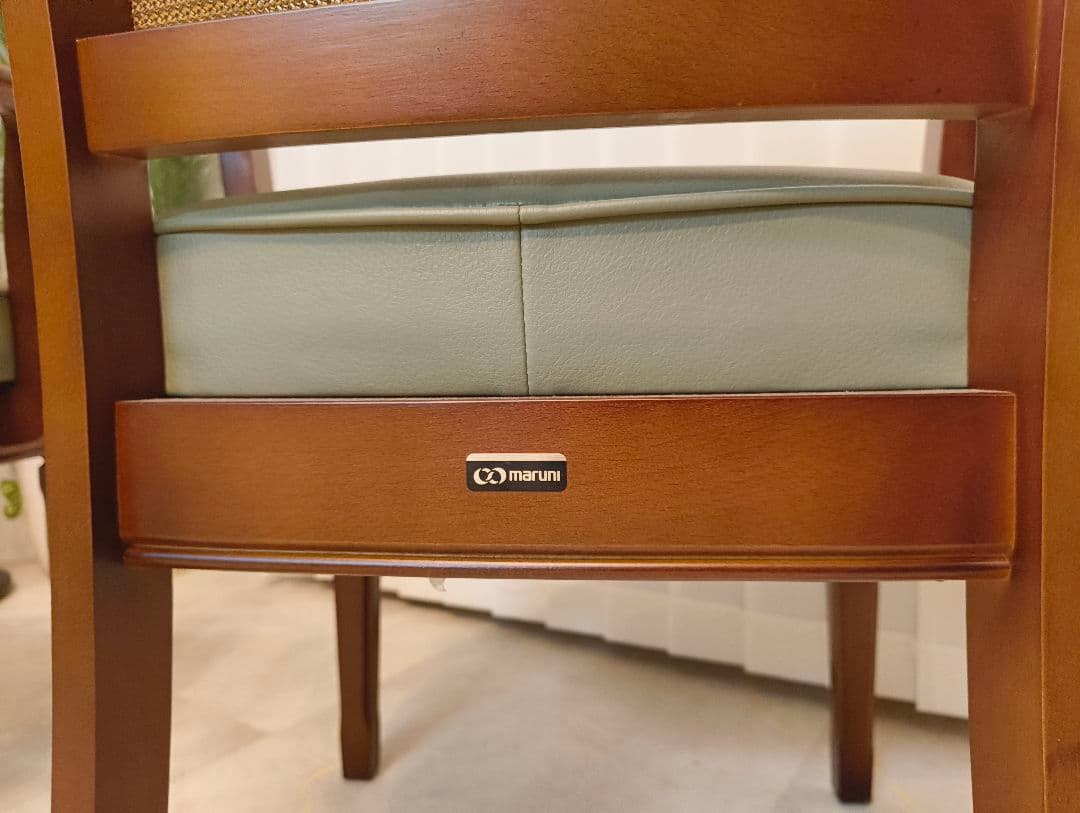 ダイニングチェア 4脚 マルニ木工 地中海 横浜市 引取限定✨