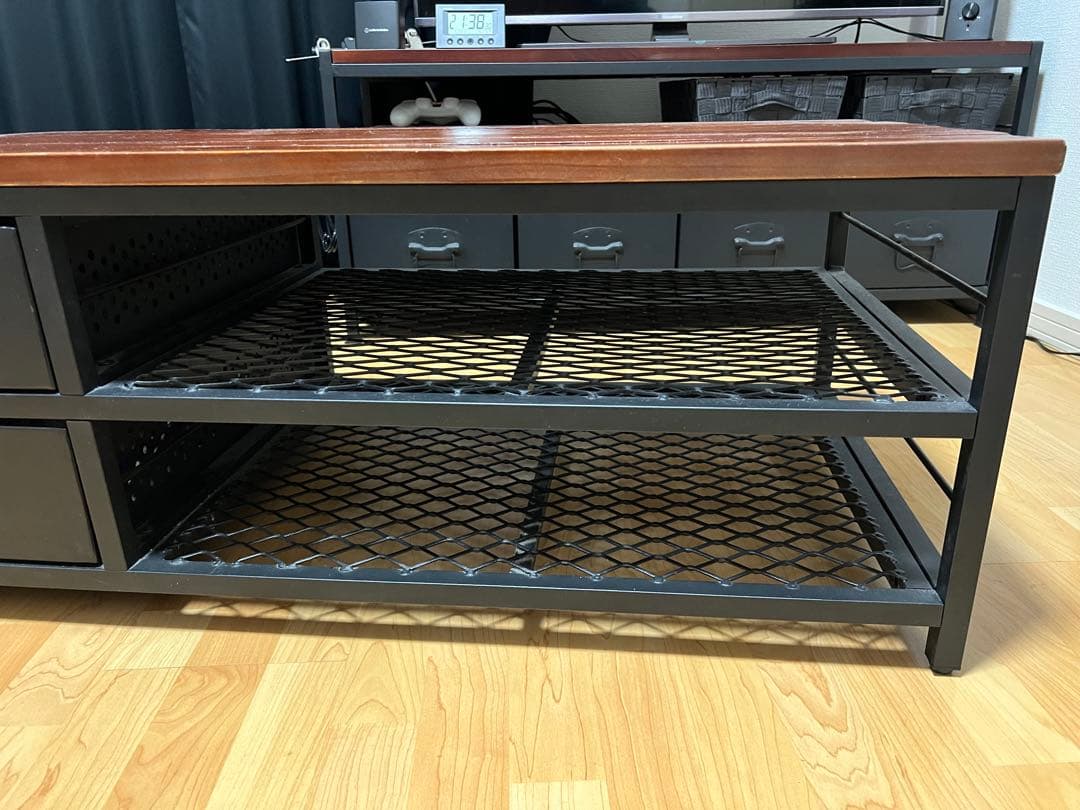 ローテーブル 引き出し ヴィンテージウッド モダン ダイニング リビング