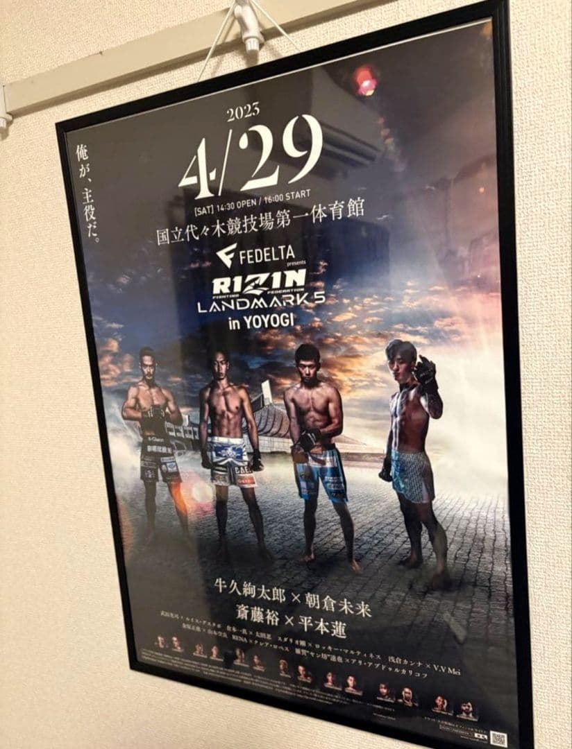 RIZIN LANDMARK5 in YOYOGI B2サイズ ポスター - メルカリ