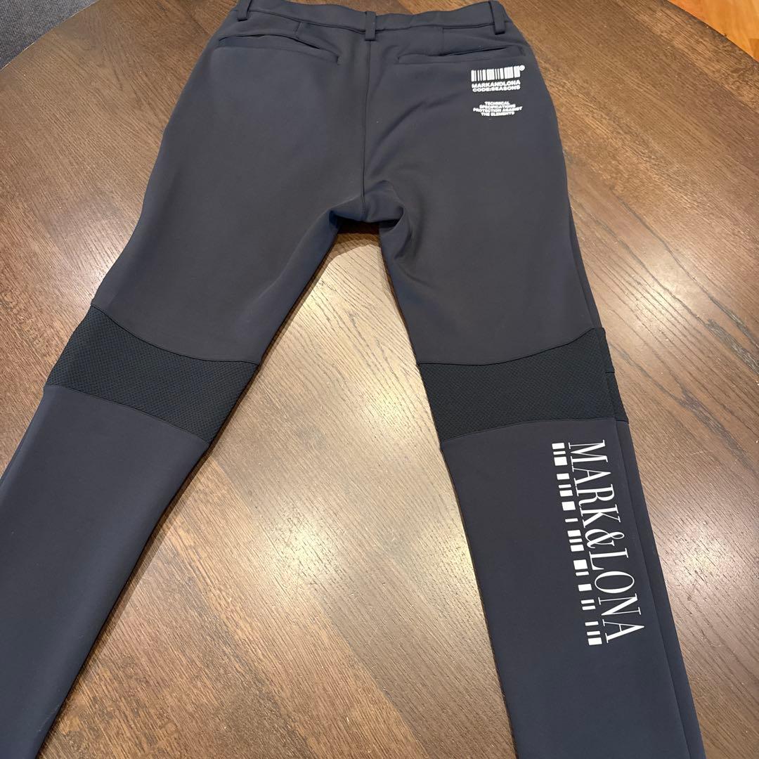 MARK&LONA ゴルフパンツ ブラック