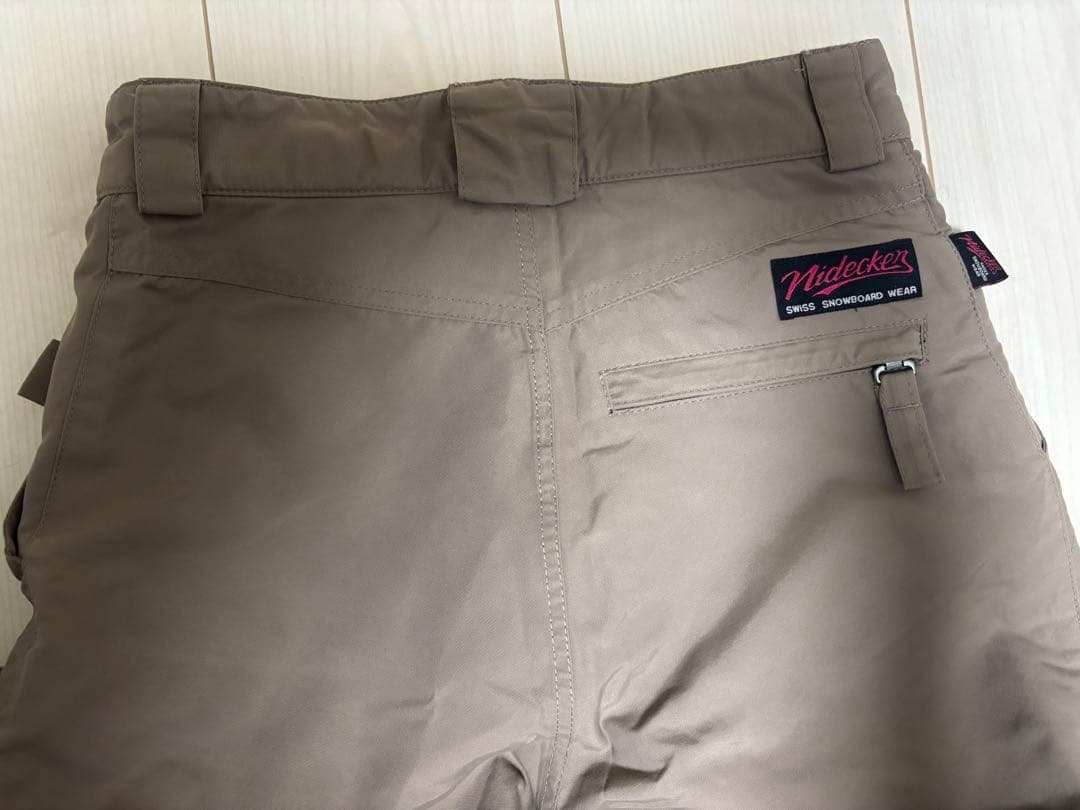 女性用【スノーボードウェア】上下2点　【美品】白&黄色/サンド　S・X S