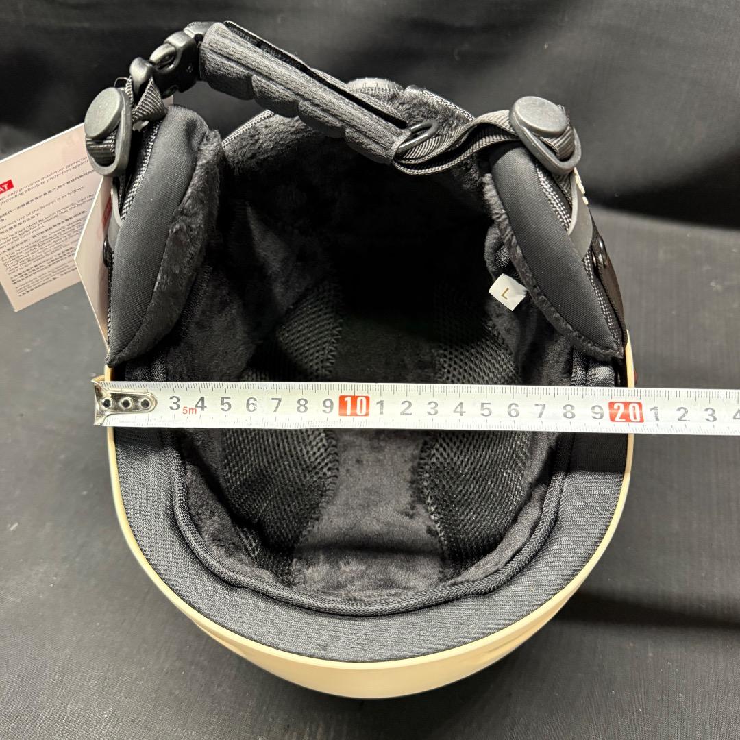 ⬜︎Bi1001 未使用タグ付　LECAGE ベージュ　L ヘルメット