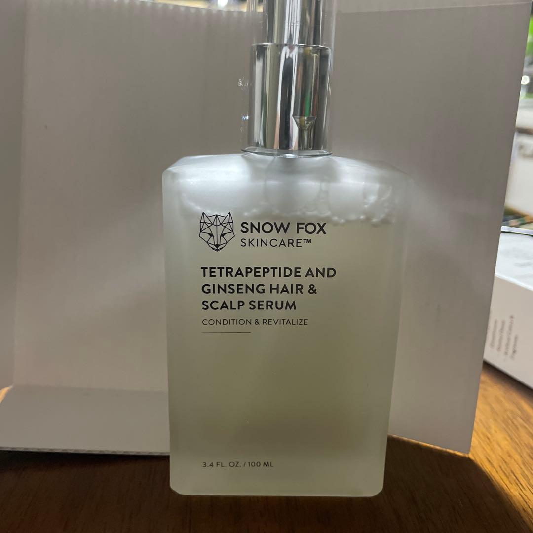 SNOW FOX GUA SHA ヘア & スカルプブラシ /ヘア美容液のセット