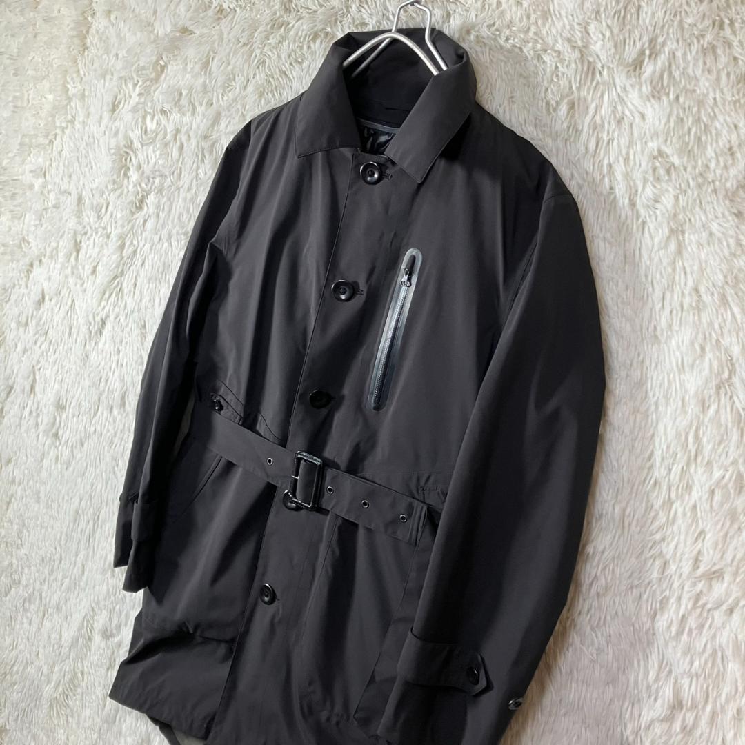 美品 ダーバン GORE-TEX ダウンライナー ステンカラーコート ベルト M