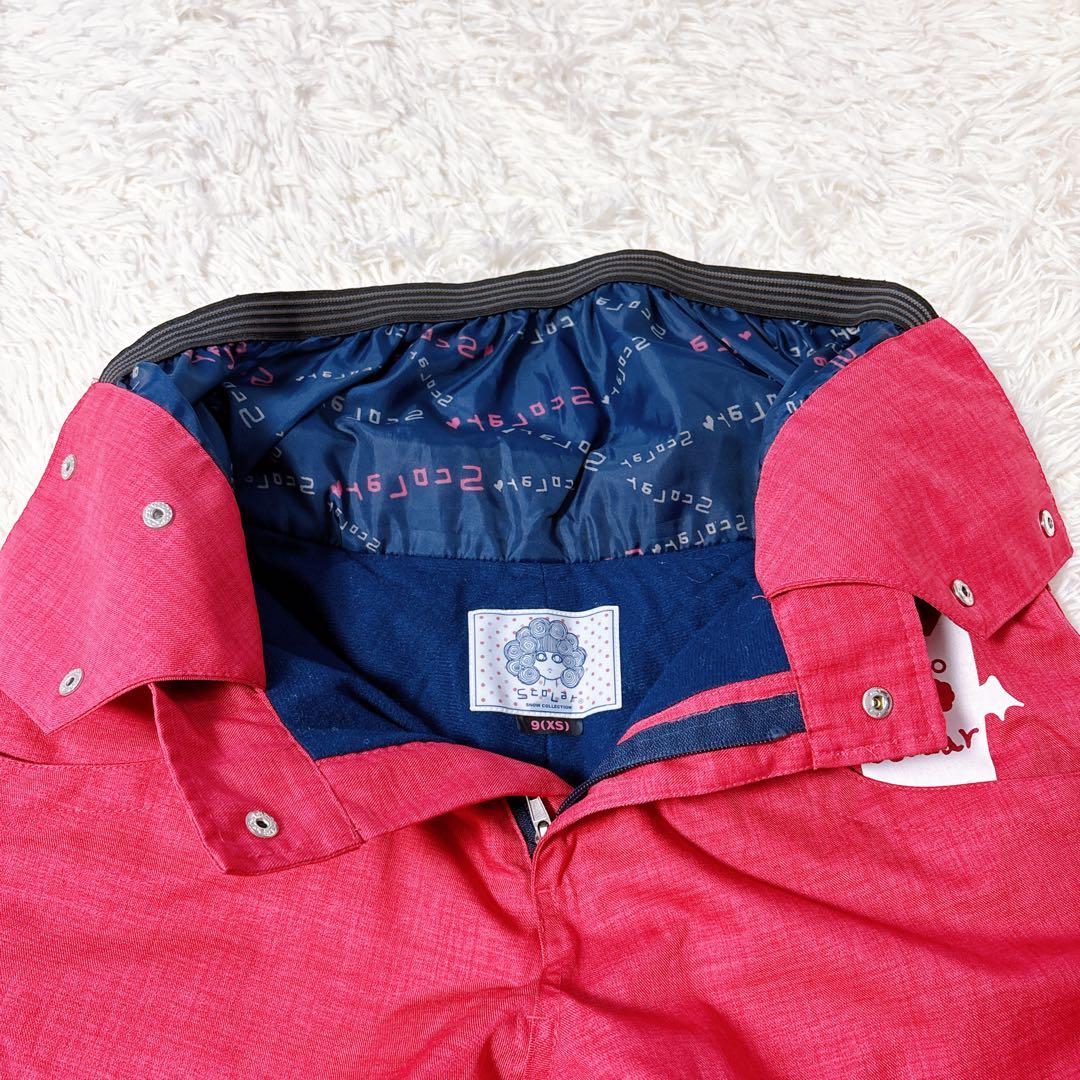 【極美品】ScoLar スカラー スキー スノーボードウェア上下セット　総柄