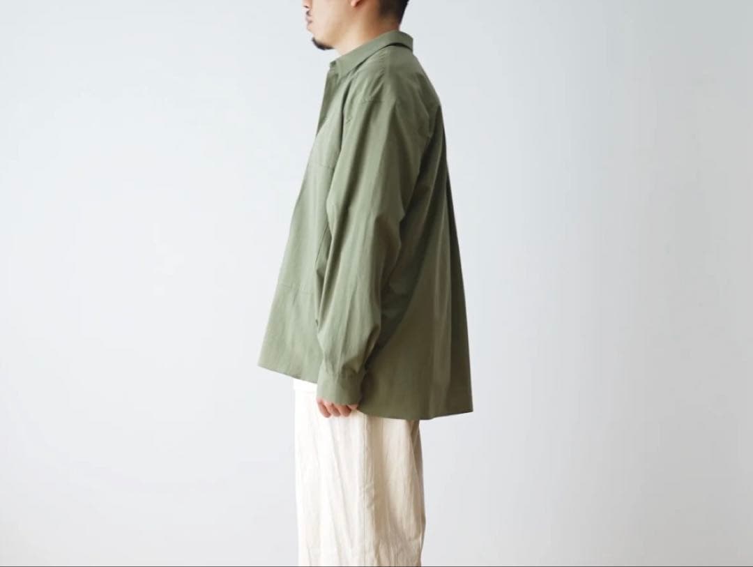 トップス POLYPLOID SHIRT JACKET \"C\" - OLIVE