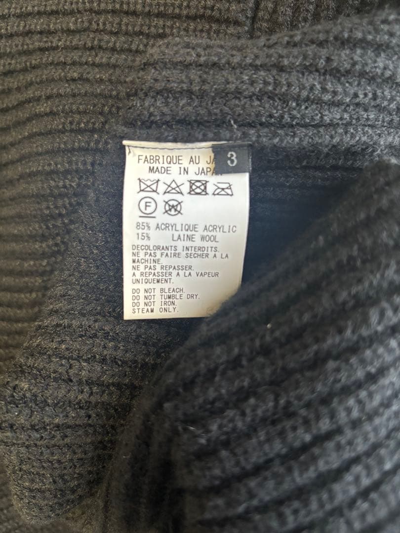 S’YTE サイト　ヨウジヤマモト　ニット　ブラック　変形