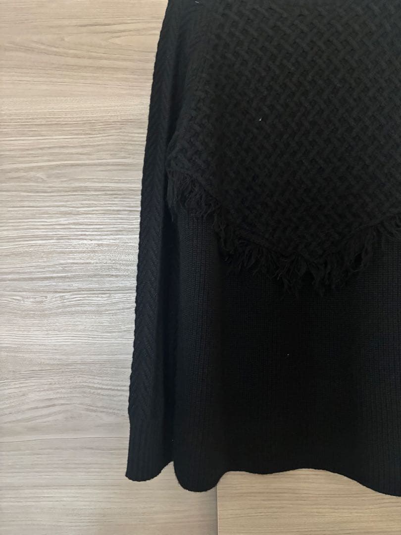 S’YTE サイト　ヨウジヤマモト　ニット　ブラック　変形