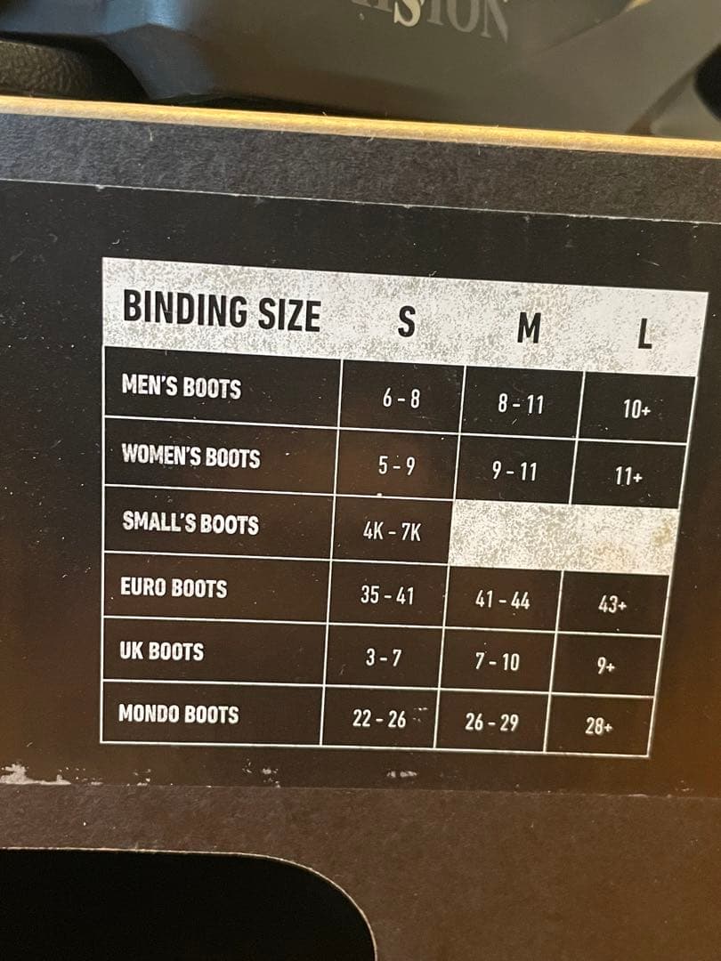 BURTON ビンディング MISSION re:Flex M size