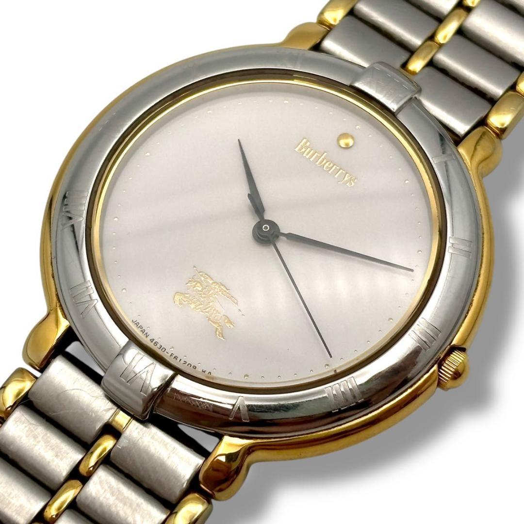 稼働 バーバリー 腕時計 クオーツ メンズ 4630-E60795 コンビ - メルカリ