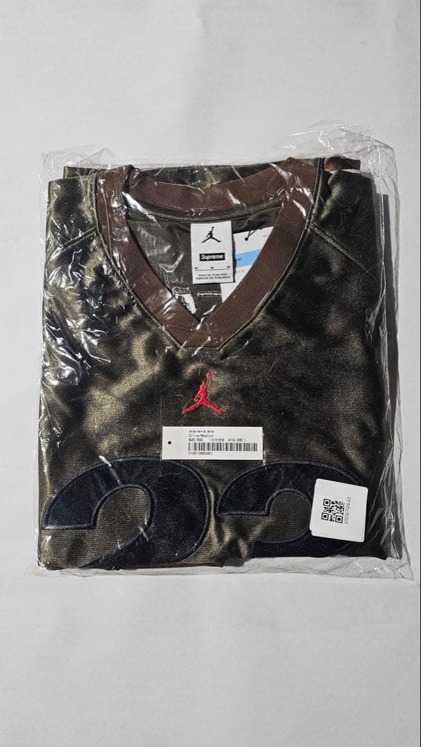 ウェア Supreme x Jordan Warm Up Jersey \"Brown\"