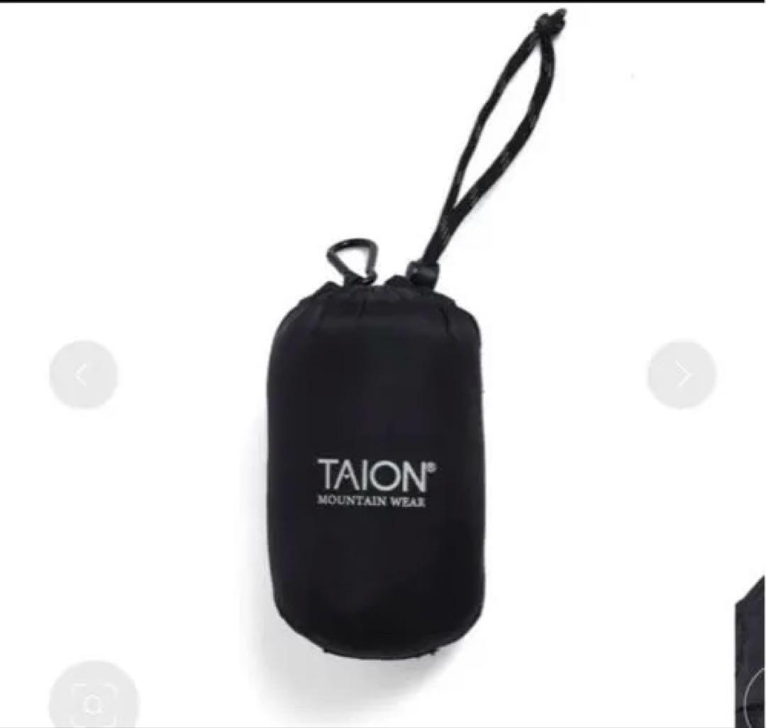 新品　完売品TAION マウンテンパッカブル ボリューム ダウンコート 黒　L