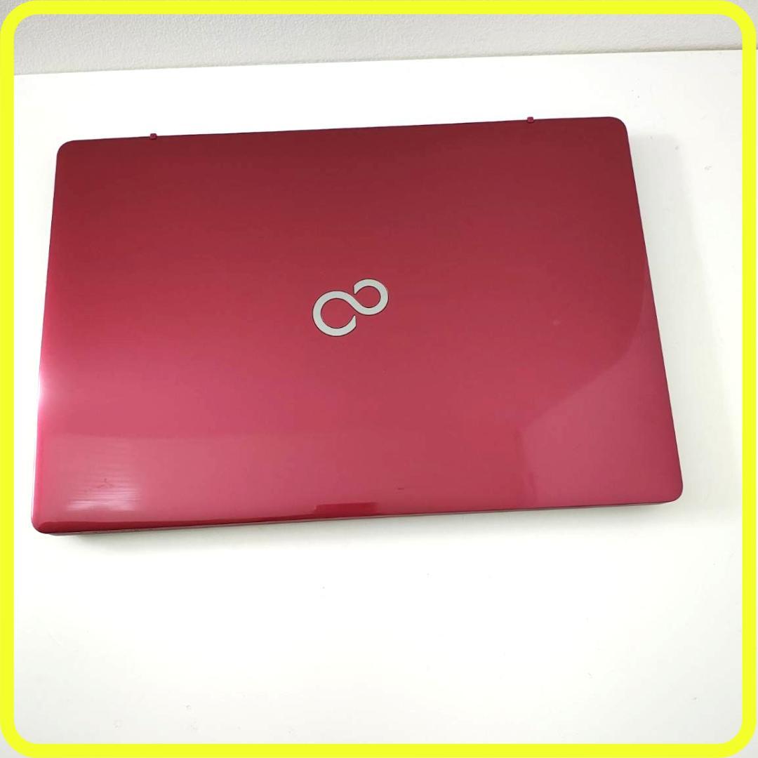 赤　新品SSD256GB⭐️windows11ノートパソコン　カメラ　780