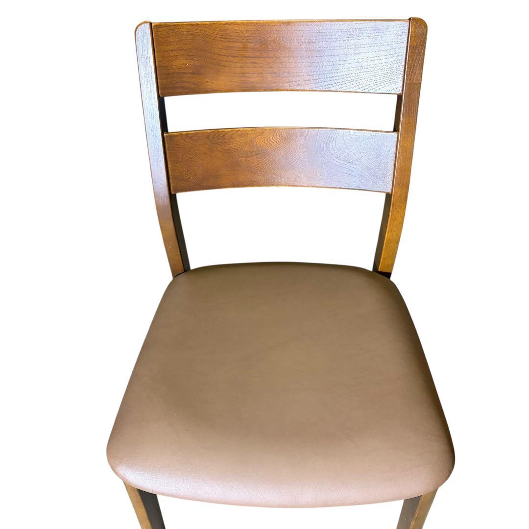 極美品 飛騨産業 ダイニングチェア キツツキマーク 2脚セット②