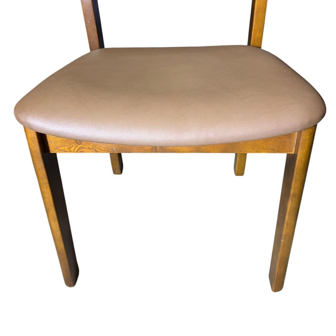 極美品 飛騨産業 ダイニングチェア キツツキマーク 2脚セット②