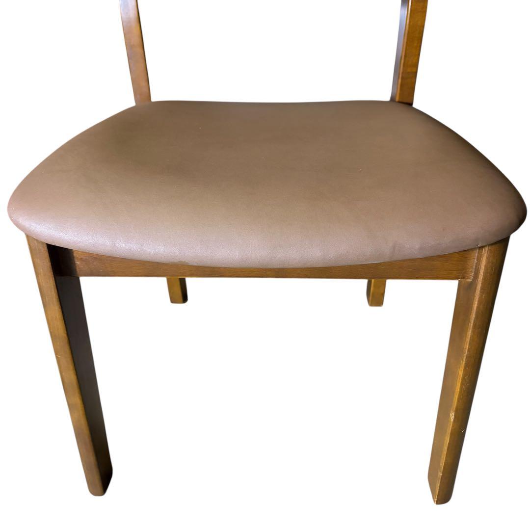 極美品 飛騨産業 ダイニングチェア キツツキマーク 2脚セット②