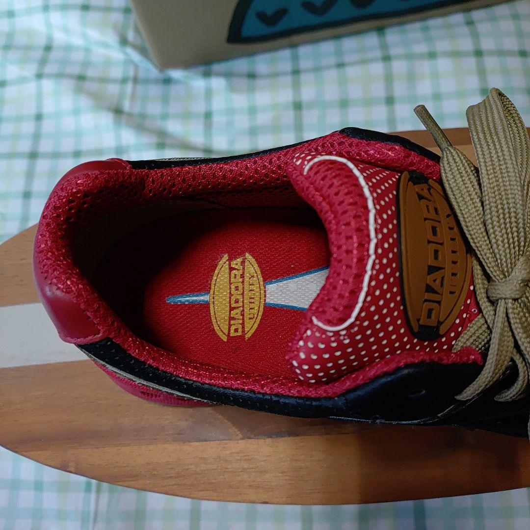 DIADORA 安全靴 黒/赤 27.5cm EEE