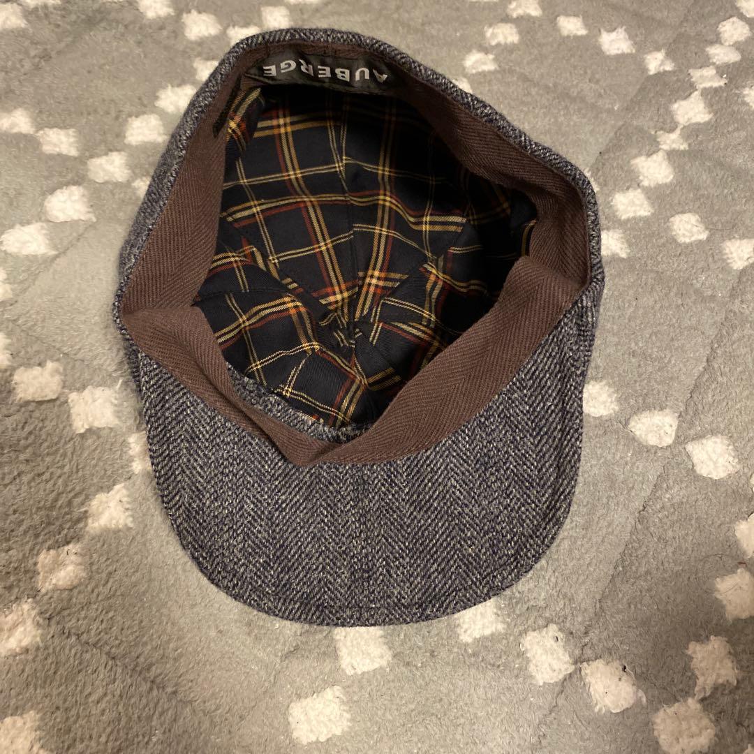 とん太様用】AUBERGE ツイードキャスケット グレー