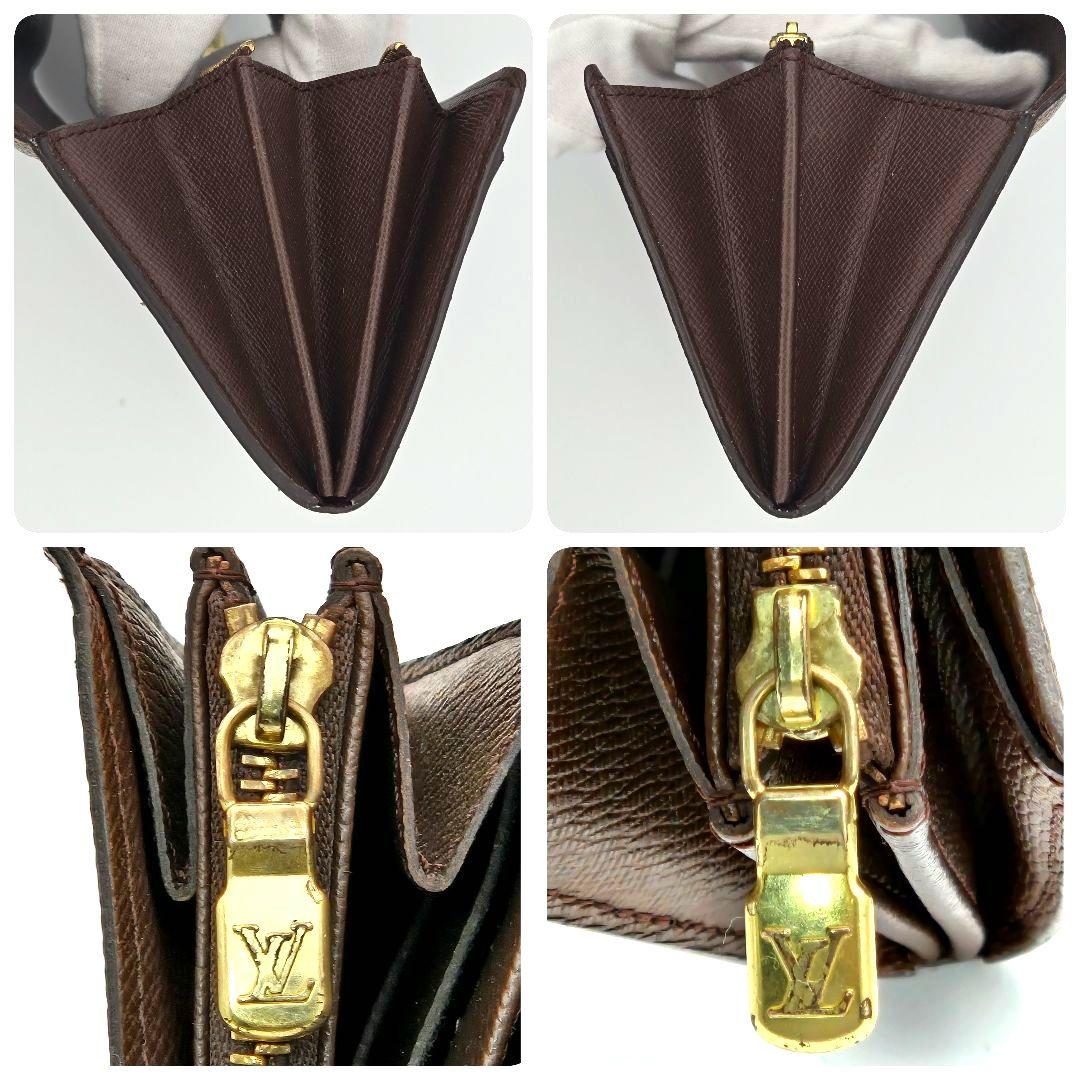 ルイヴィトン ポシェットポルトモネクレディ ポルトフォイユサラ ダミエ 長財布