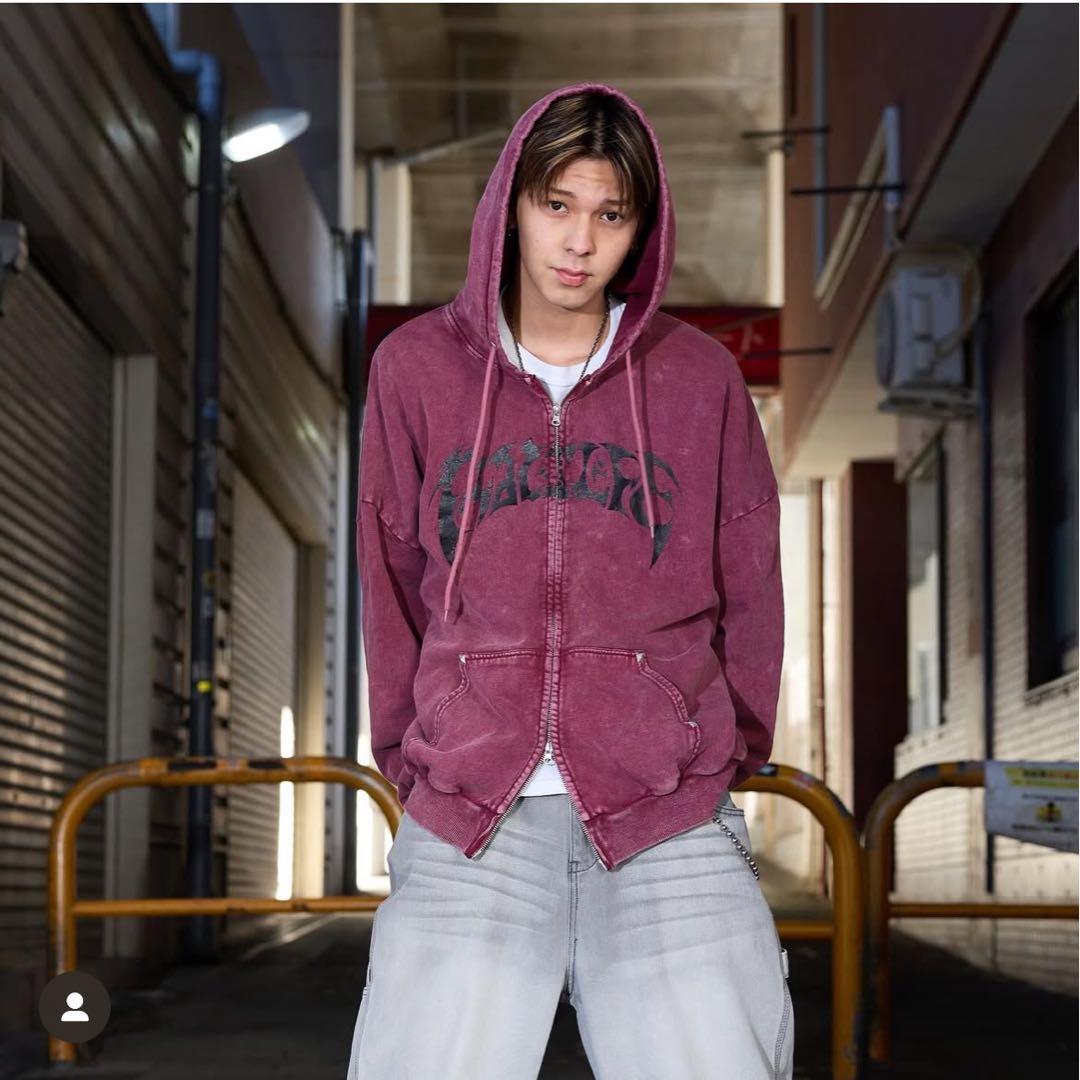 that's lifeザッツライフ ジップパーカー 赤 M - メルカリ