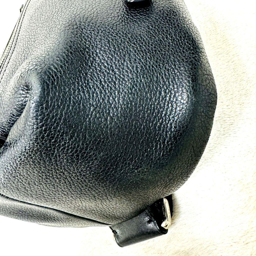 コーチ ボディバッグ トンプソン スリングバッグ ショルダーバッグ レザー 黒