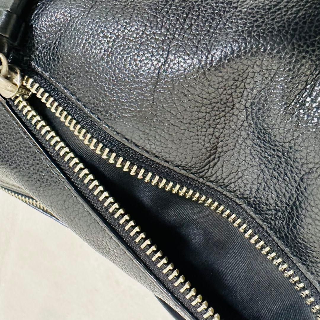 コーチ ボディバッグ トンプソン スリングバッグ ショルダーバッグ レザー 黒