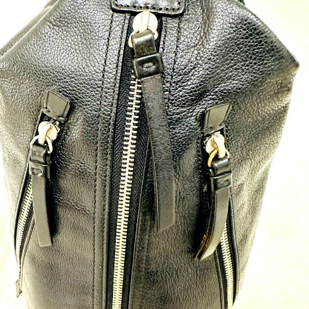 コーチ ボディバッグ トンプソン スリングバッグ ショルダーバッグ レザー 黒