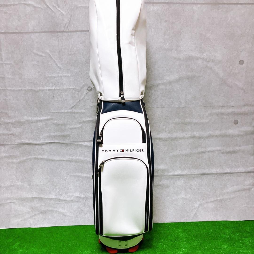   ゴルフ キャディバッグ トリコロール 9型 3点式