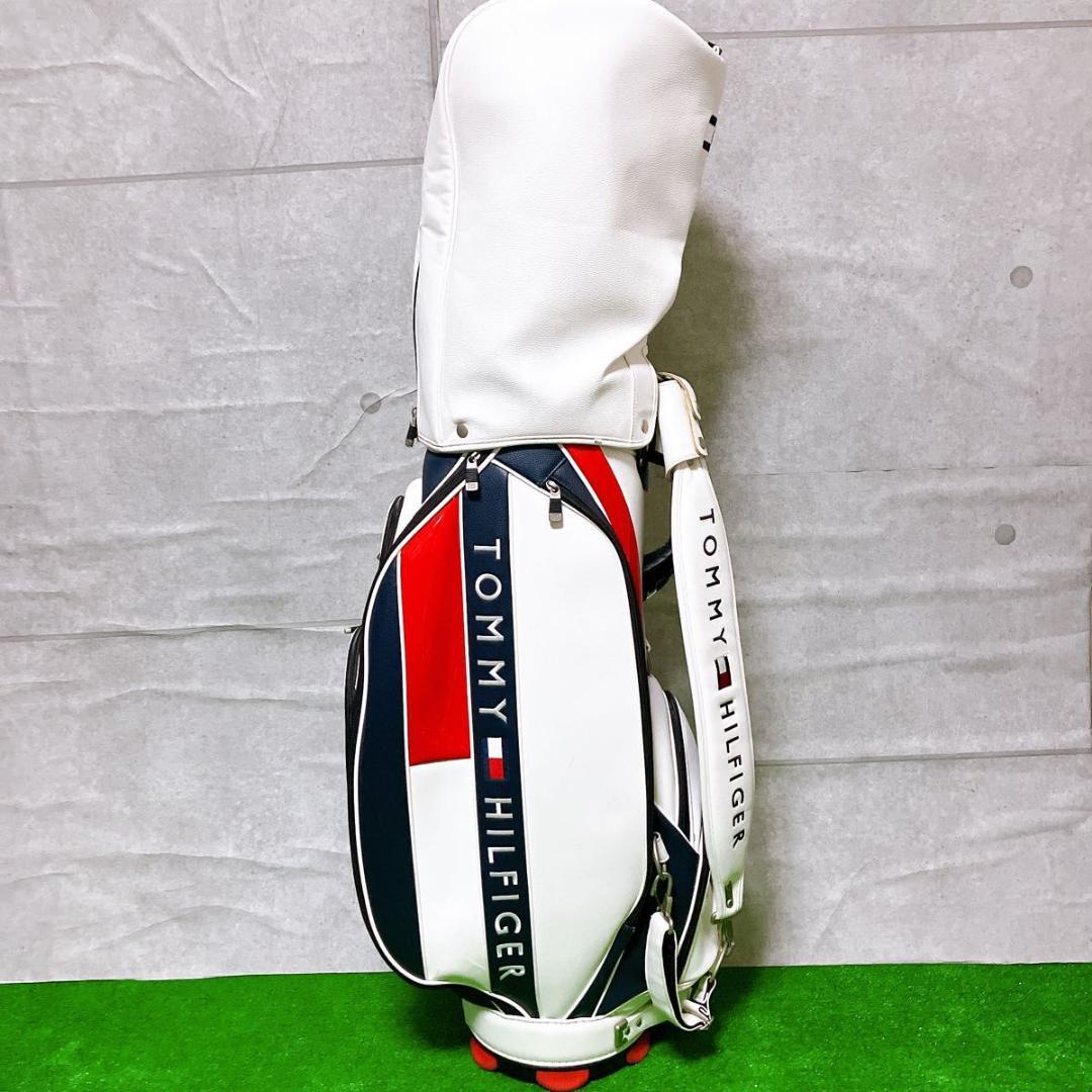   ゴルフ キャディバッグ トリコロール 9型 3点式