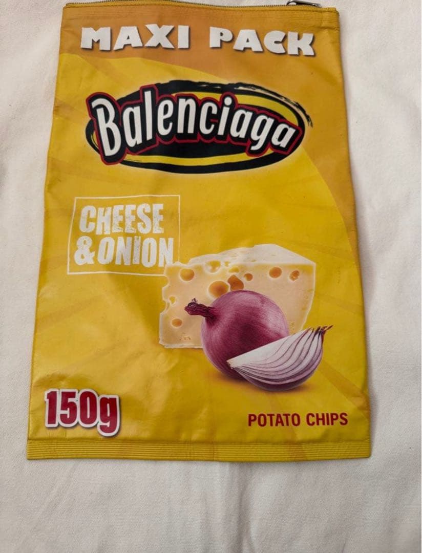 BALENCIAGA CHIPS YELLOW BAG チップスバッグ