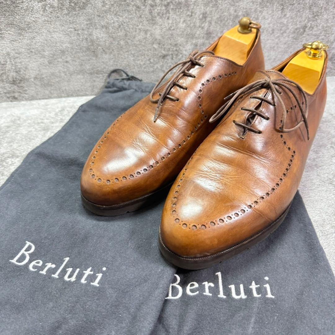 美品】ベルルッティ ニューフィジオ ホールカット オックスフォード