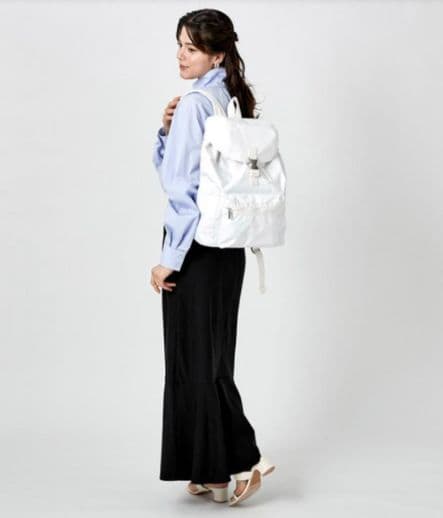 レスポートサック 神崎恵 ホワイト リュック バックパック