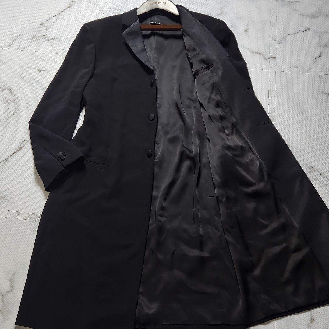 入手困難✨XL相当 ジョルジオアルマーニ チェスターコート 黒タグ