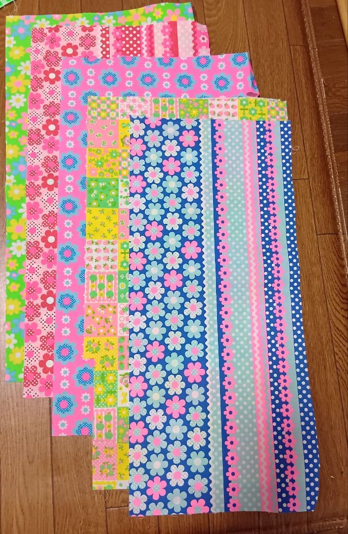 アンティークファブリックピンクス　生地