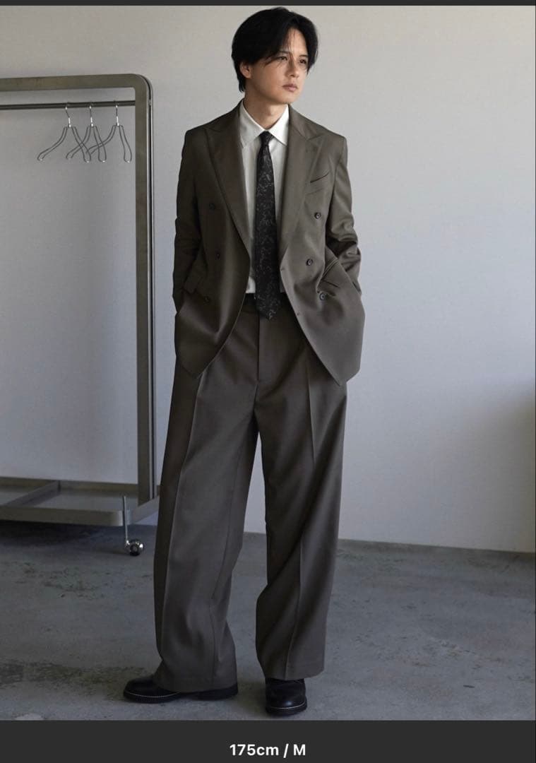 スーツ HIGH TWIST PE DOUBLE SUIT