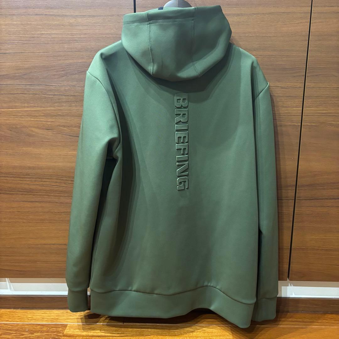 BRIEFING GOLF 3Dロゴパーカーグリーン　メンズL