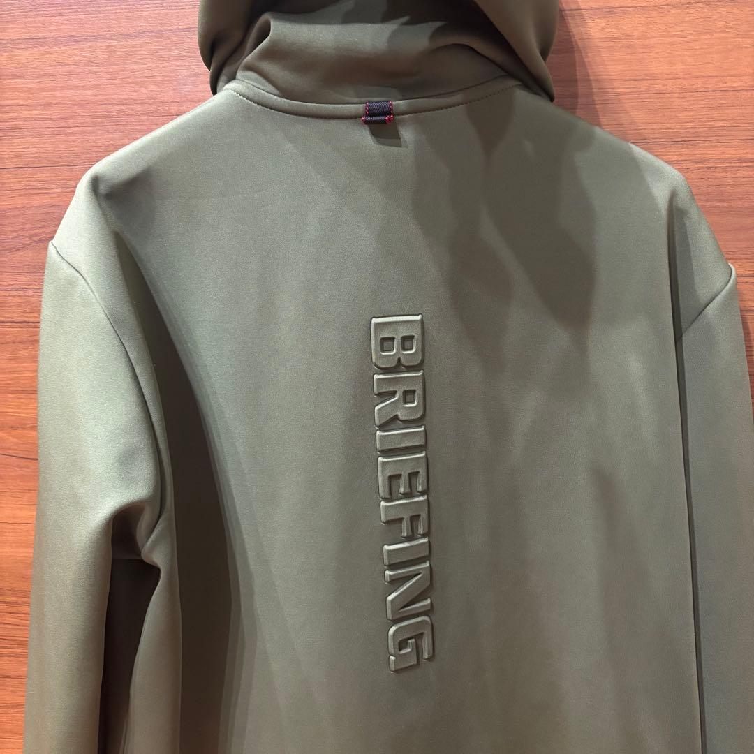 BRIEFING GOLF 3Dロゴパーカーグリーン　メンズL