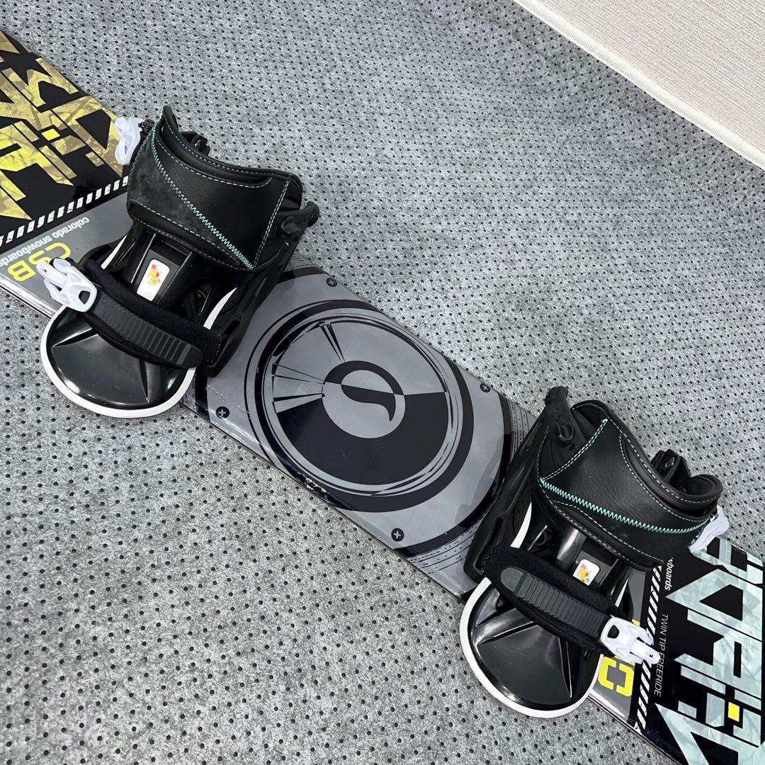 数回使用 キッズスノーボード CSB 120cm×バイン×ダイヤルブー