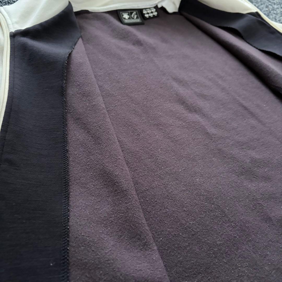 デサントゴルフ　裏起毛　ジャケット　ブルゾン　アウター　ゴルフウェア　サイズO