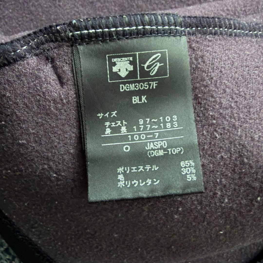 デサントゴルフ　裏起毛　ジャケット　ブルゾン　アウター　ゴルフウェア　サイズO