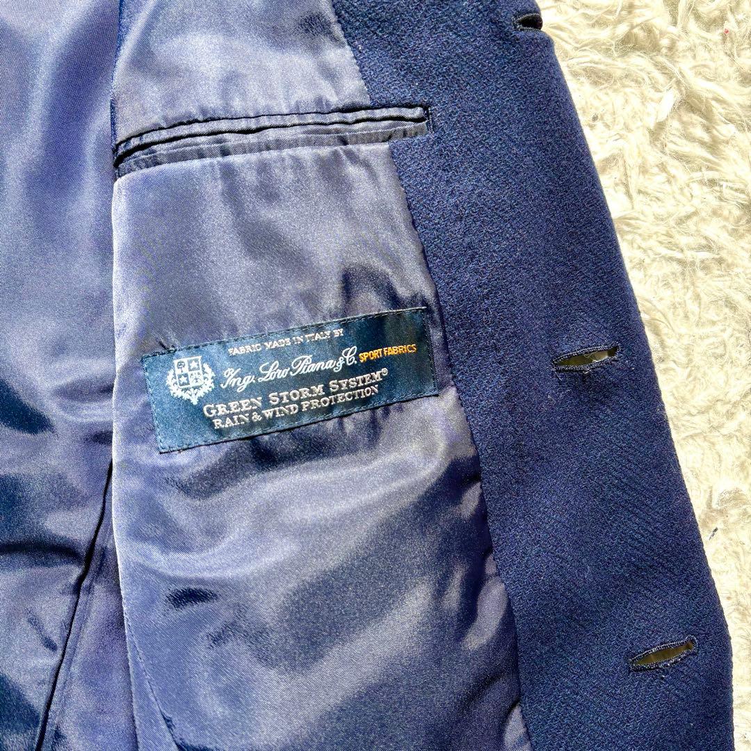 【美品】グリーンレーベル×ロロピアーナ　チェスターコート M ヘリンボーン