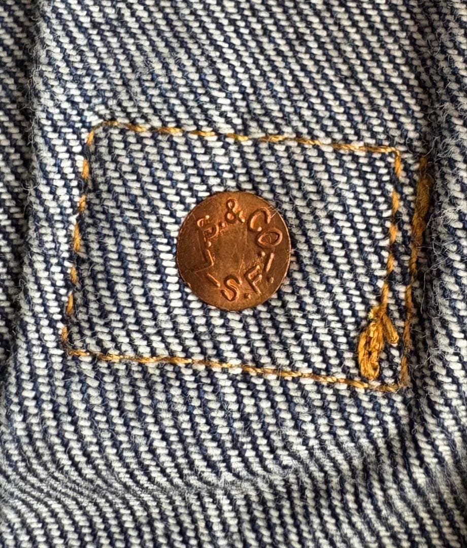 【44サイズ】【色残りあり】リーバイス 1st デニムジャケット　Gジャン